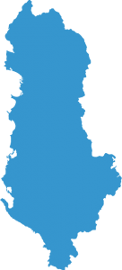 Map of Albania