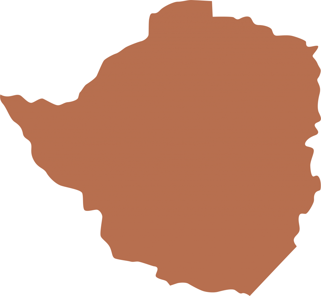 Map of Zimbabwe